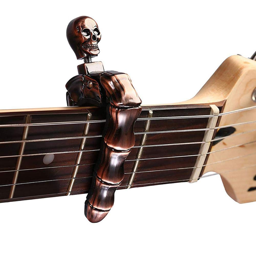 Musical Instrument Ukulele - كابو جيتار على شكل جمجمة للجيتار