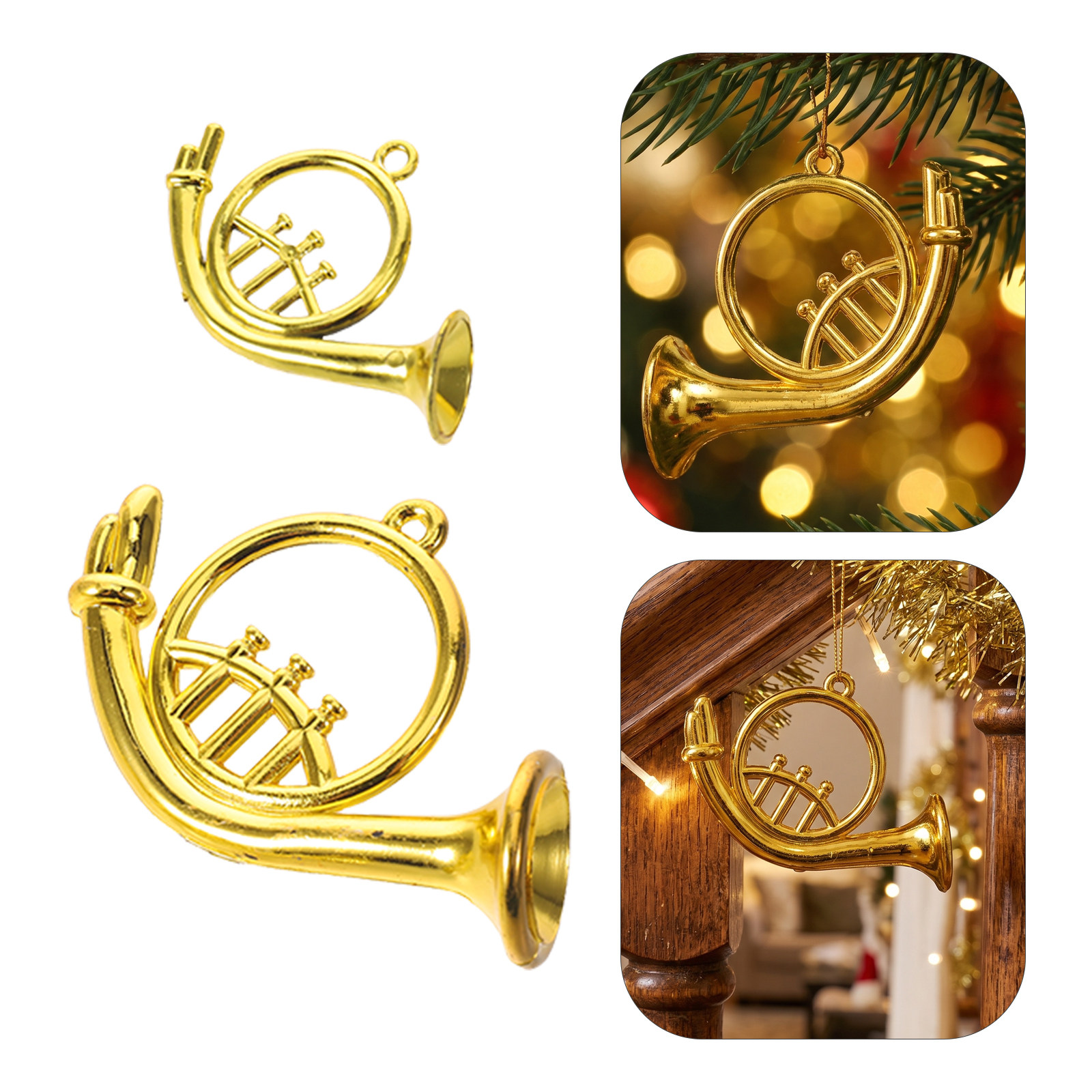Musical Instrument Xmas Ornaments - 20 قطعة من زينة الآلات الموسيقية