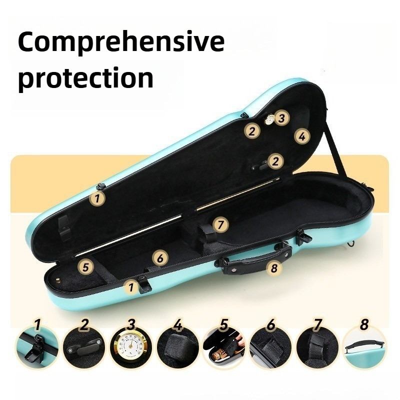 حافظة كمان من ألياف الكربون مض - مراجعة Musical Instrument Accessories وسعره