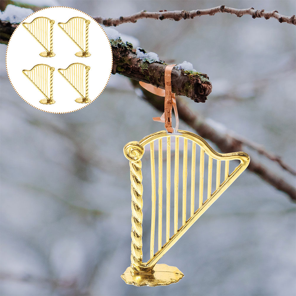 15 قطعة من زينة العيد على شكل  - مراجعة Musical Instrument Xmas Ornaments وسعره
