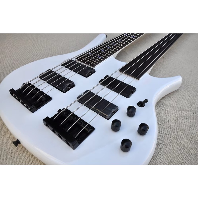 جيتار باس كهربائي بعنق مزدوج 4 - مراجعة Bass Guitar Fretless وسعره