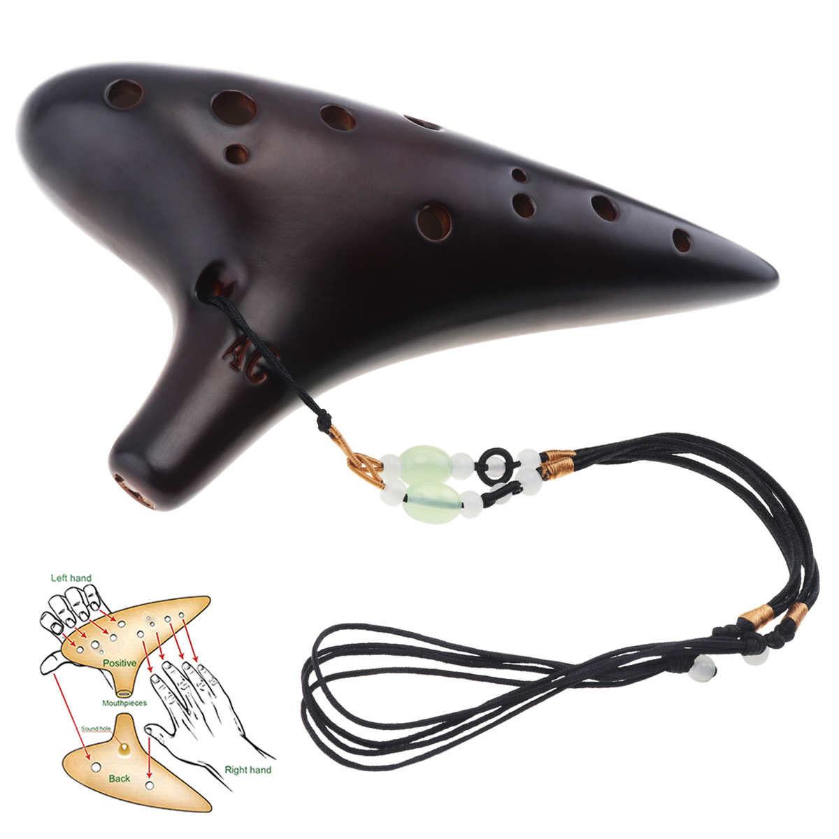 12 فتحة الأكرينا زيلدا ألتو تو - مراجعة Musical Instrument Zelda وسعره