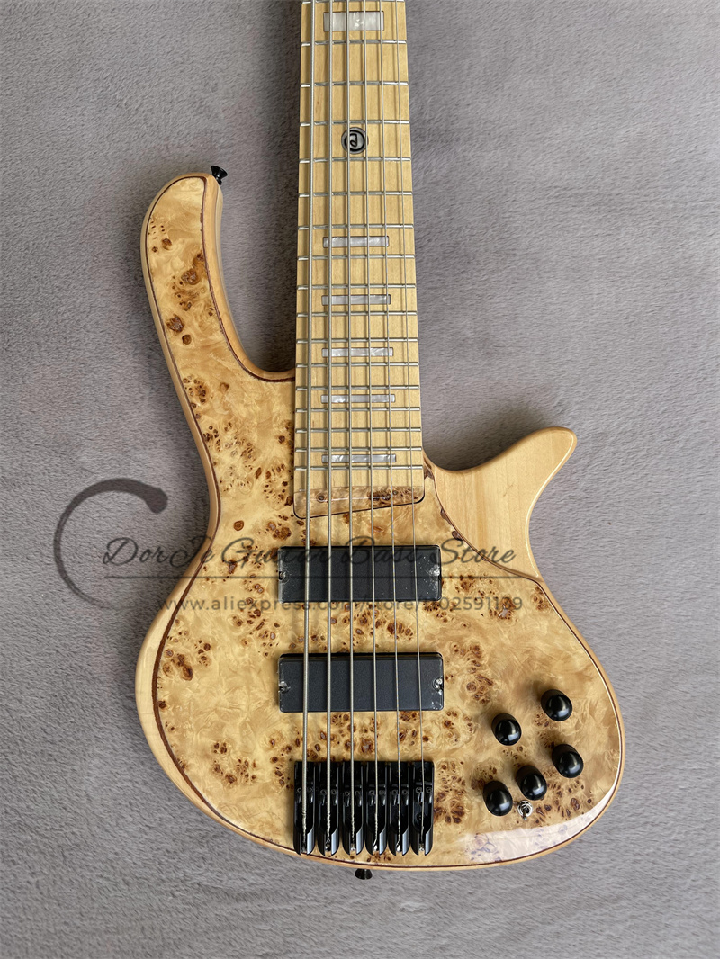 جيتار باس بـ 6 أوتار من DeOl،  - مراجعة Bass Guitar Fretless وسعره