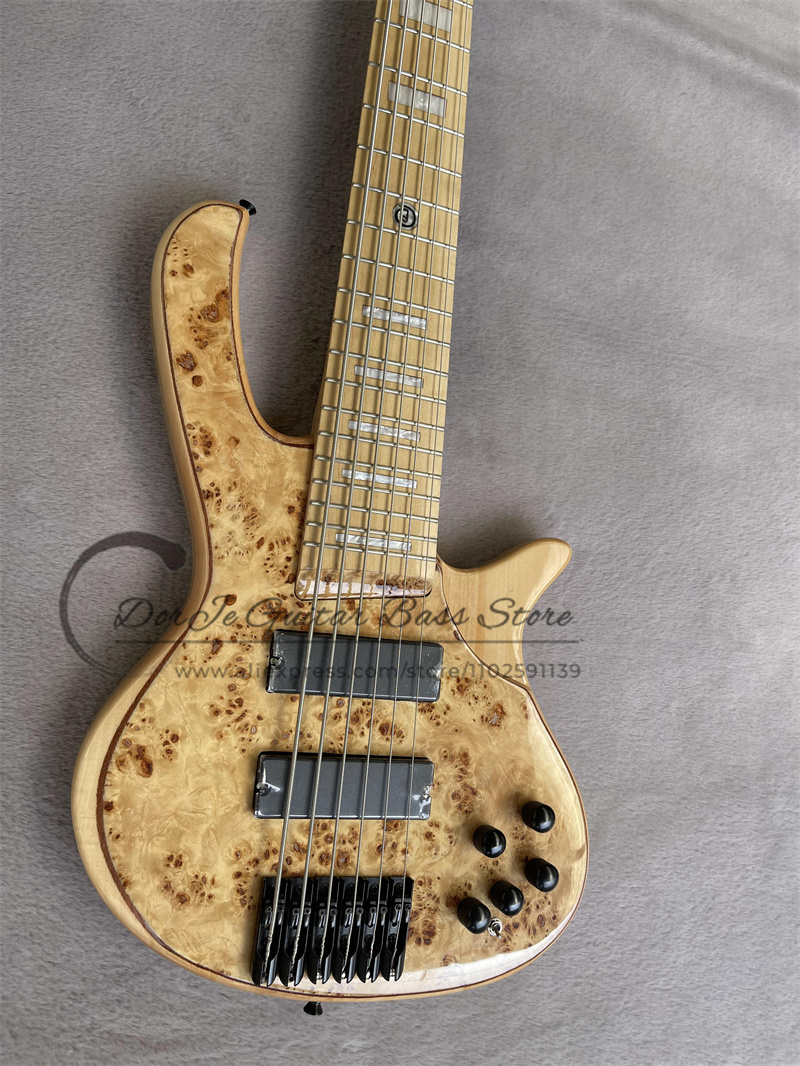 جيتار باس بـ 6 أوتار من DeOl،  - مراجعة Bass Guitar Fretless وسعره