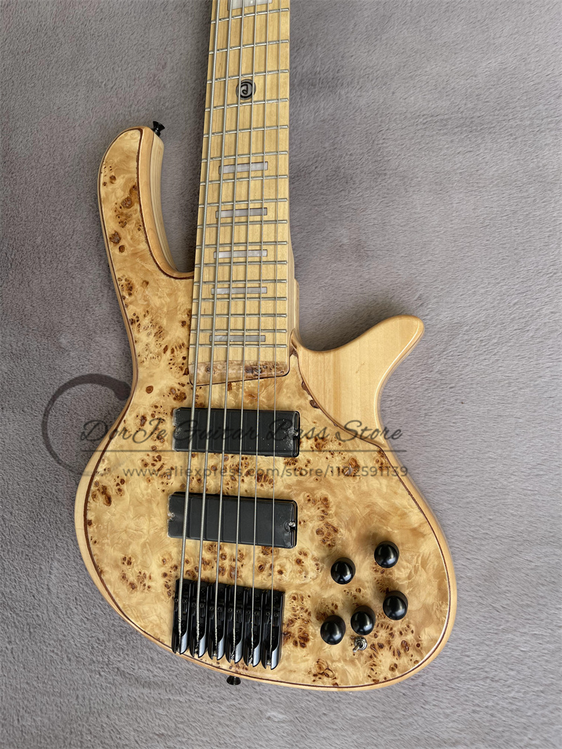 جيتار باس بـ 6 أوتار من DeOl،  - مراجعة Bass Guitar Fretless وسعره