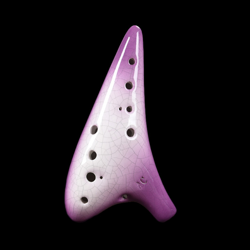 الأرجواني السيراميك Ocarina 12 - مراجعة Musical Instrument Zelda وسعره